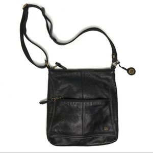 The Sak Black Leather Cross Body Bag